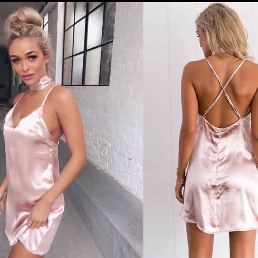 Satin Dress
